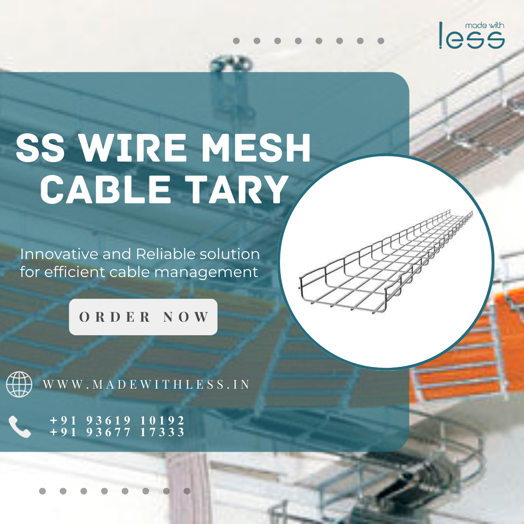 SS Wire mesh Cable Tray